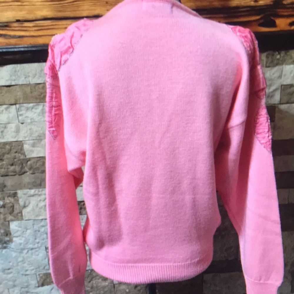 Pink Ruffled Sweater - Picture 5 of 5